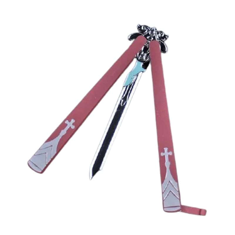 Butterfly Kniv Balisong Csgo Rød