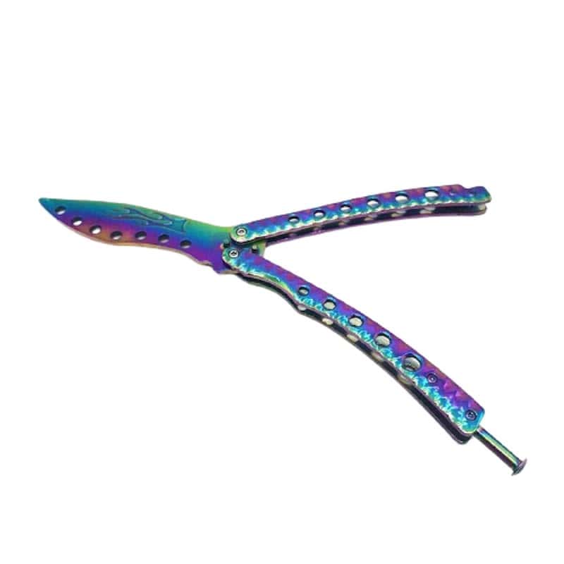 Butterfly Kniv Balisong Med Gravering
