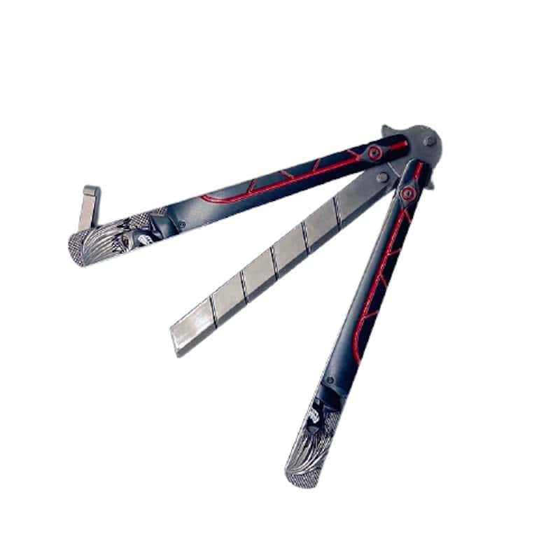 Butterfly Kniv Balisong Tegning På Blade