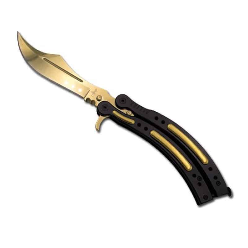 Butterfly Kniv Balisong Tiger Tand