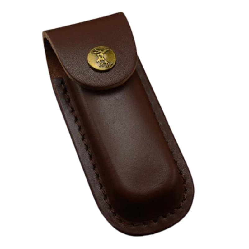 Læderskede Kniv Foldbar